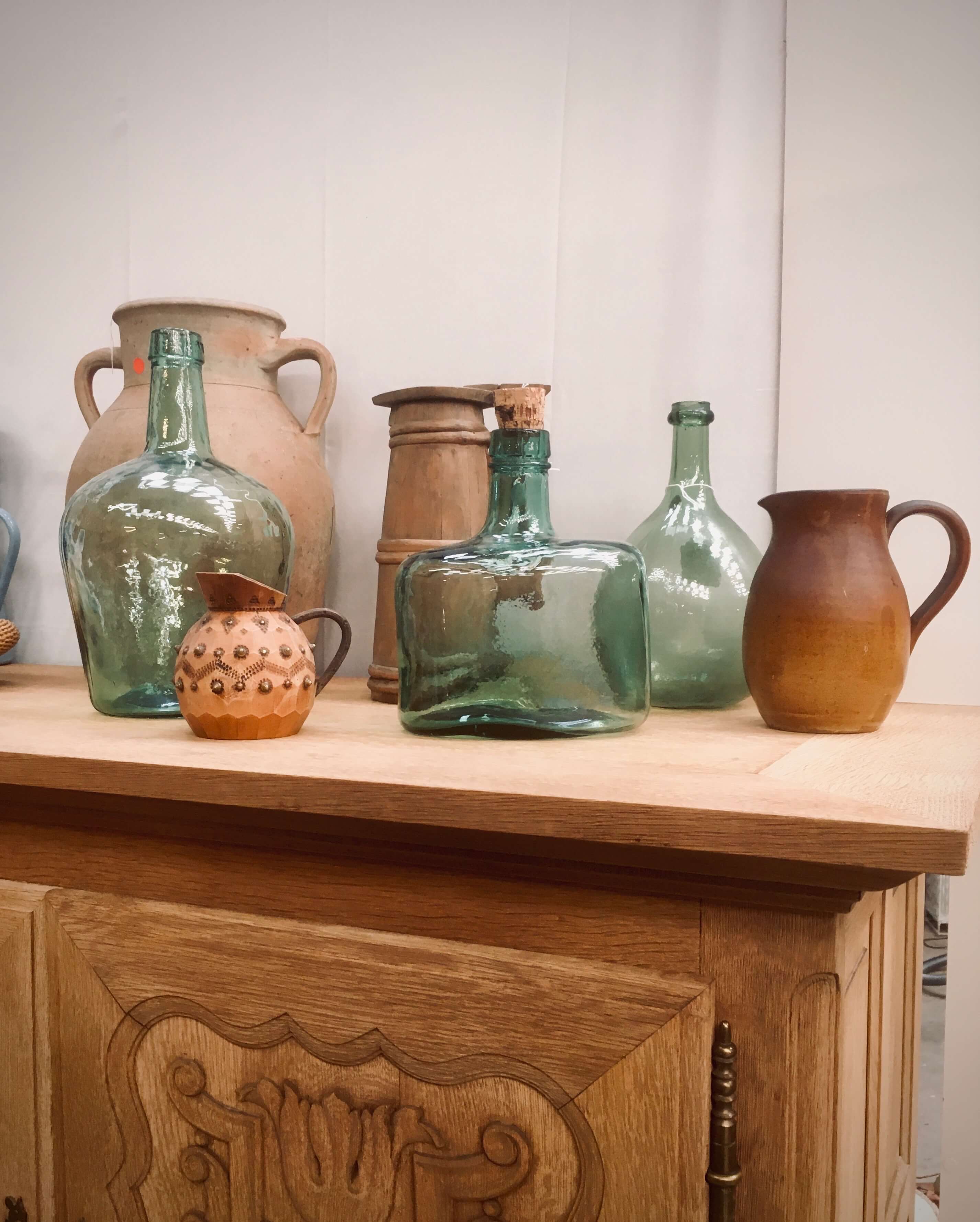 Collection de brocante et objets anciens